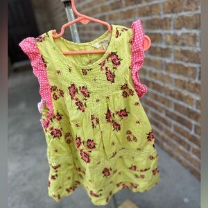 Matilda Jane Lime Green Floral Kids Top